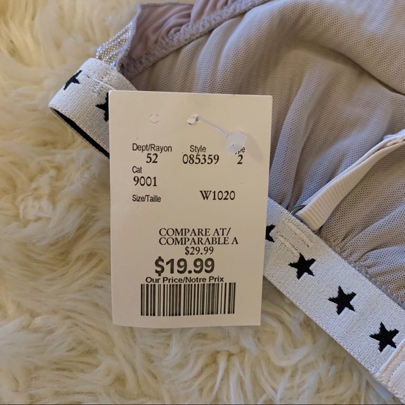 3️⃣for$25 NWOT metallic frill bralette 💿 - Picture 8 of 12